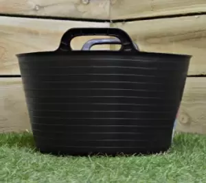 15L Black Flexi Plastic Tub / Bucket for Household and Garden - main image