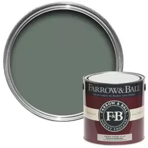 Image of Farrow & Ball Estate Green Smoke No. 47 Eggshell Paint, 2.5L