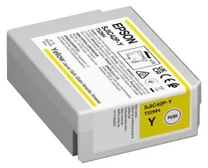 Image of Epson SJIC42P Yellow Ink Cartridge