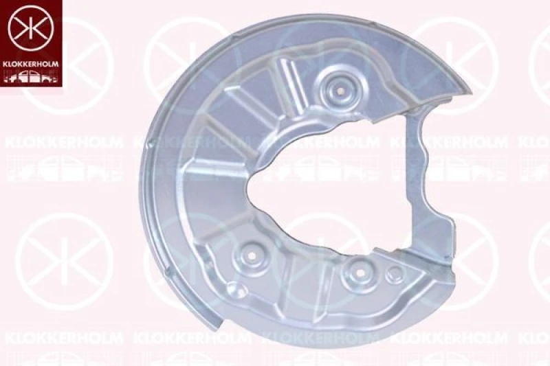 Image of KLOKKERHOLM Brake disc backing plate KLOKKERHOLM 6614876