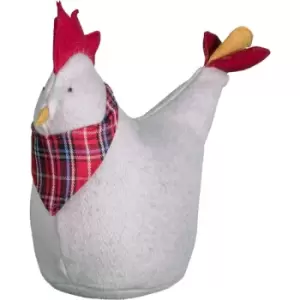 image of Chuck Chicken Doorstop Weighted Door Stopper Filled Heavy Ornament - Gallery Direct