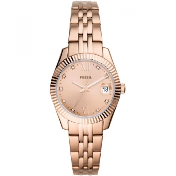 Image of Fossil Rose 'Scarlette Mini' Dress Watch - ES4898 - gold