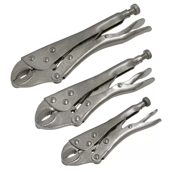 image of Genuine SEALEY S0463 Locking Pliers Set 3pc