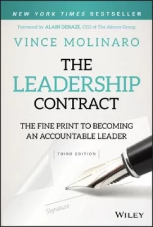 Image of The leadership contract by Vince Molinaro