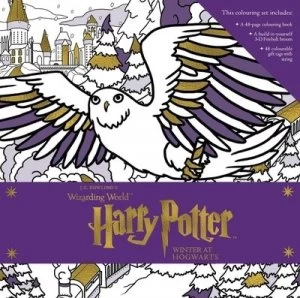 image of Harry Potter Winter at Hogwarts A Magical Colouring Set by Insight Editions