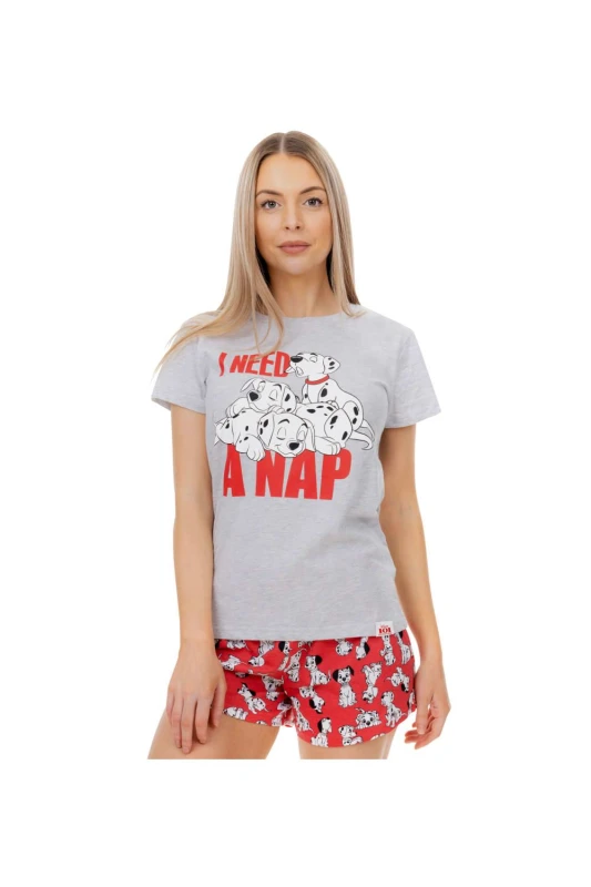 Image of Disney 101 Dalmatians Short Pyjamas Grey female