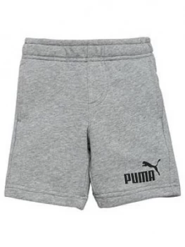 image of Puma Boys Essentials Sweat Shorts - Grey