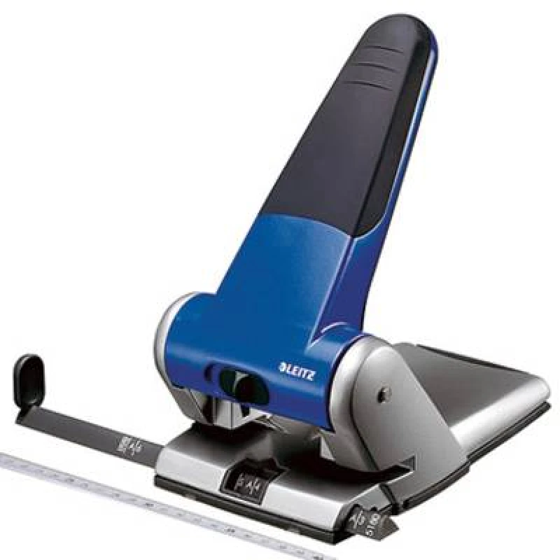 Image of Leitz Leitz 51800035 Heavy duty punch Blue Selectable paper size (max.): A3 65 sheets (80 g/m²) 51800035