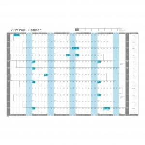 image of Sasco 2019 Mounted Wall Planner 2401953