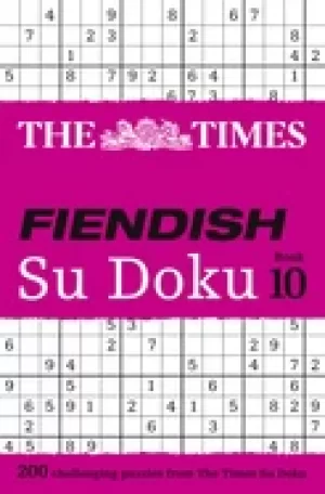 Image of times fiendish su doku book 10 200 challenging su doku puzzles