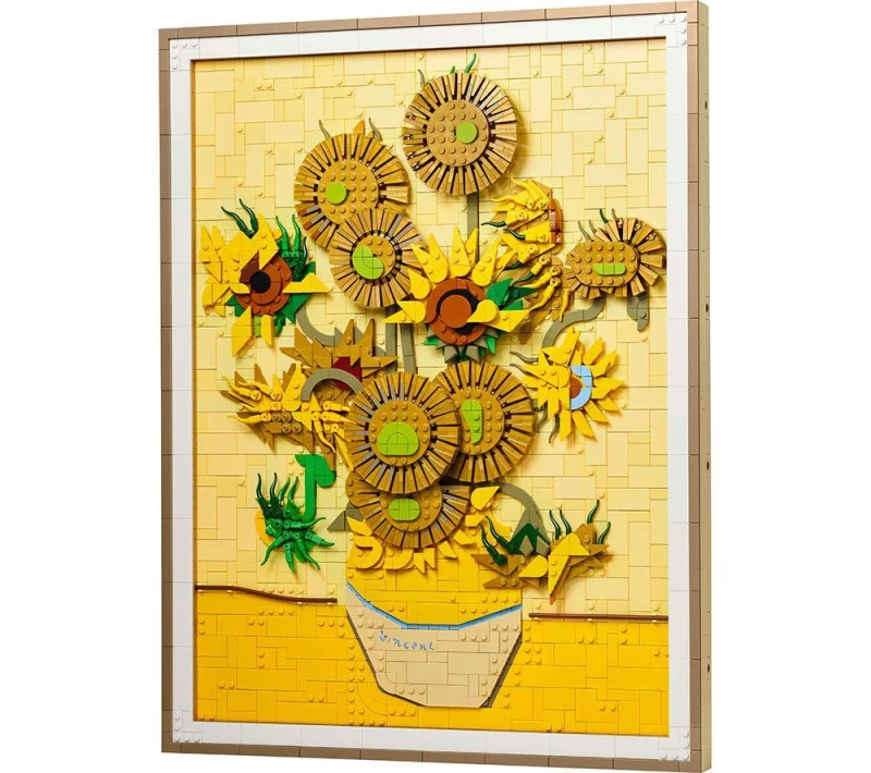 Image of LEGO Art 31215 Vincent van Gogh - Sunflowers Wall Art Set for Adults 5702017823126