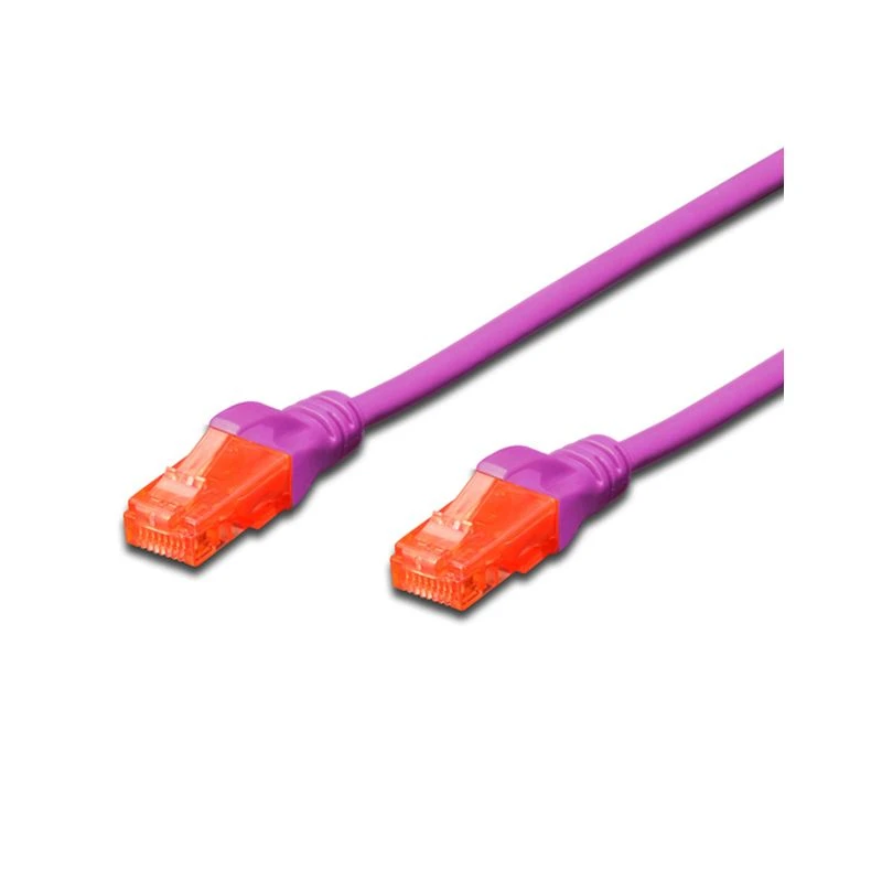 Image of FDL 0.25M CAT.6 UTP LSZH PATCH CABLE - VIOLET
