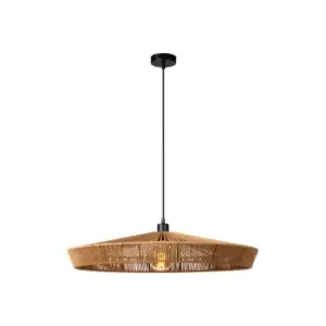 image of Yunkai Cottage Pendant Light - Ø70cm - 1xE27 - Light Wood