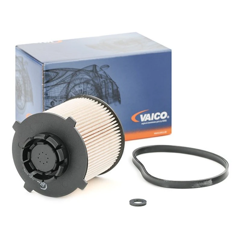 Image of VAICO V40-0296 Fuel Filter Filter Insert, Q+, original equipment manufacturer quality, with gasket/seal Fuel filter (9)