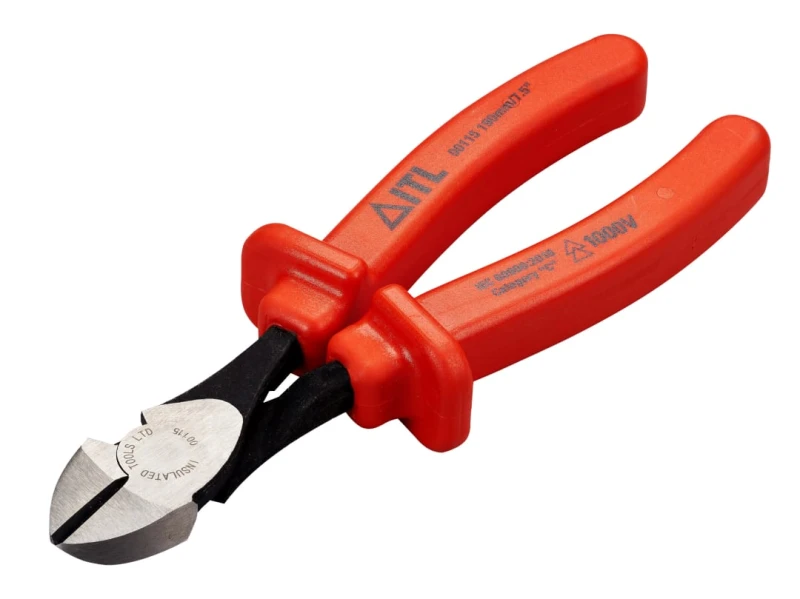 Image of ITL Insulated High Leverage Diagonal Cutters 00115 Length: 190mm