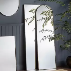 Image of Harlee Arch Mirror Silver - Caspian House