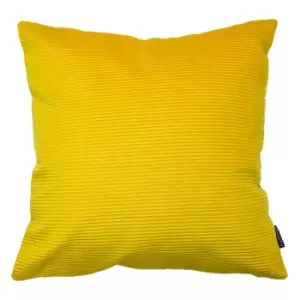 Image of Munich Ribbed Corduroy Cushion Ceylon Yellow