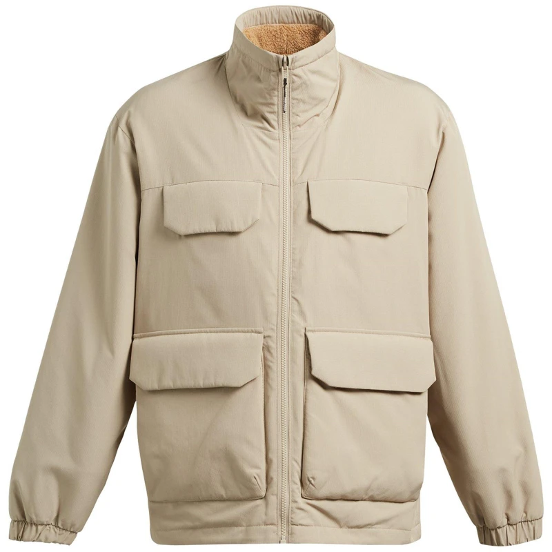 Image of Under Armour Mens Mission Weather-Resistant Softshell Jacket Brown male S