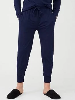 Image of Polo Ralph Lauren Lightweight Cuffed Lounge Pants - Navy, Size XL, Men