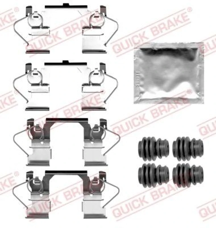 Image of QUICK BRAKE Brake pad fitting kit QUICK BRAKE 109-0116