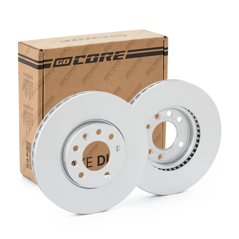 Image of goCORE GCH20263 Brake disc Front Axle, Vented, Grey Cast Iron, Coated, High-carbon, without wheel studs Grey Cast Iron Brake Disc (82)