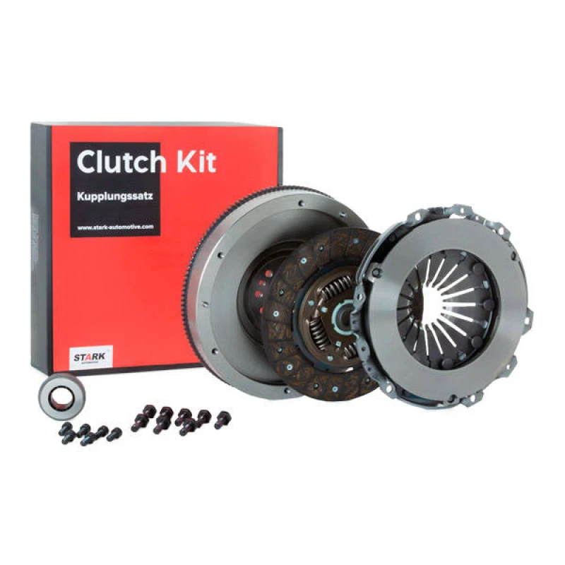 Image of STARK SKCK-0100117 Clutch with single-mass flywheel, with clutch release bearing, four Piece, for vehicles with push type clutch Clutch Kit (479)