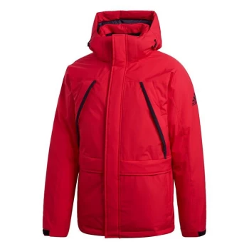 image of adidas Mountain Down Jacket Mens - Scarlet