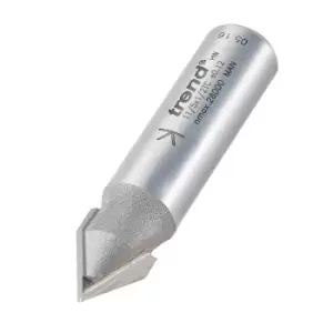 Image of Trend Chamfer V Groove Router Cutter 12.7mm 10.3mm 1/2"