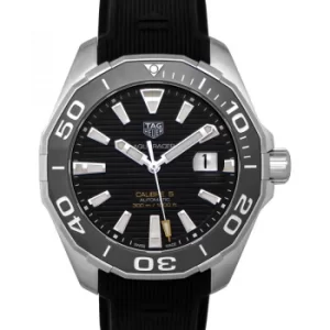 image of Aquaracer Automatic Black Dial Mens Watch