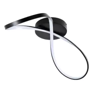 Image of Spa Dafni LED Ceiling Light 32W Cool White Matt Black
