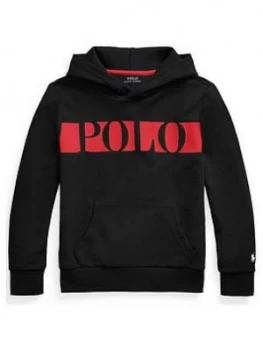 Image of Ralph Lauren Boys Polo Hoodie - Black