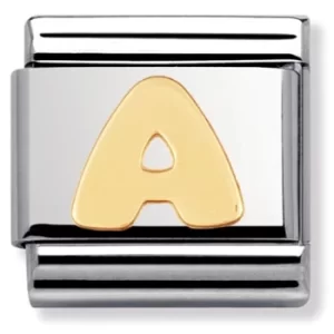 Image of Nomination CLASSIC Gold Letters A Charm 030101/01