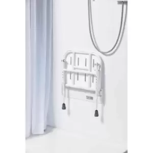 image of Nrs Healthcare Folding Shower Seat With Legs -white