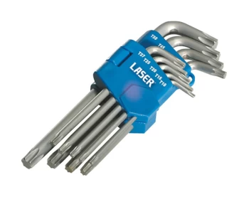 Image of Laser Tools 2497 Star Key Set - 9pc Chrome Vanadium