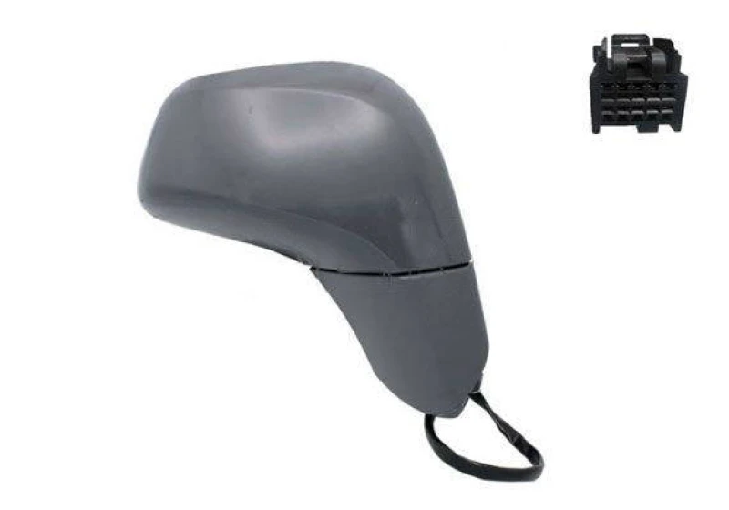 Image of ALKAR 9044446 Wing mirror Right, Electric, Convex, partially primed Outside Mirror (50)