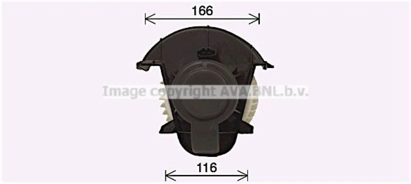 Image of Heater blower motor PRASCO VN8409
