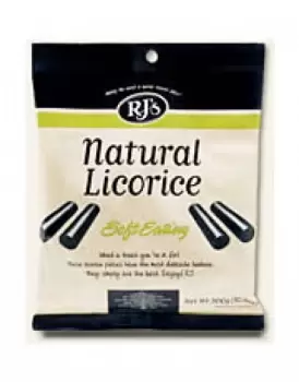 Image of RJ Licorice Natural Soft Licorice 300g