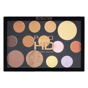 Image of Makeup Revolution Pro HD Palette The Works Medium/Dark Multi