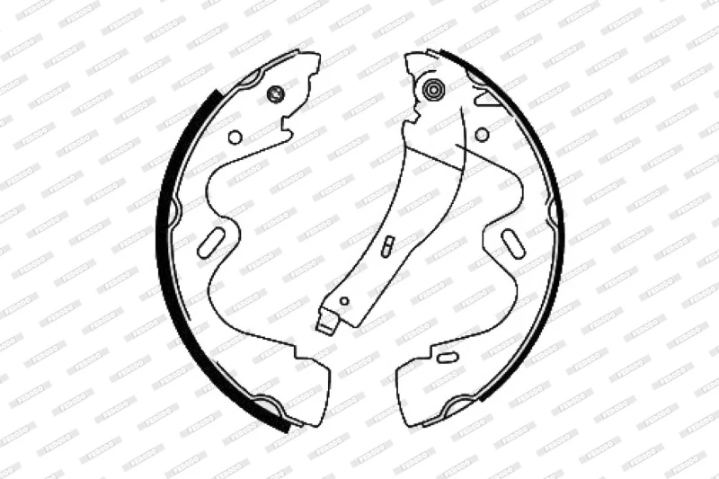 Image of Brake Shoe Set FERODO FSB692
