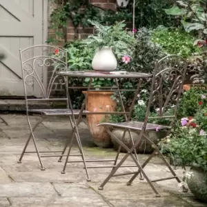 Image of Dallow Bistro Set Black