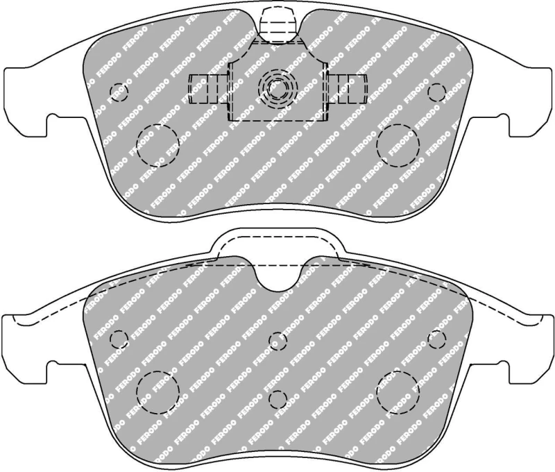 Image of Brake pad set FERODO RACING FCP4249H