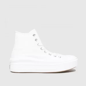 Converse White Cons Ctas Move Platform Hi Trainers