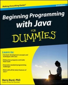 Image of Beginning Programming with Java for Dummies by Barry Burd Paperback