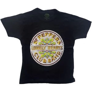Image of The Beatles - Sgt Pepper Womens Large T-Shirt - Black