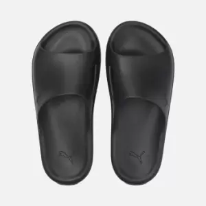Image of Puma's Shibui Cat Slide Sandals - Puma Black/Puma Black - UK 10