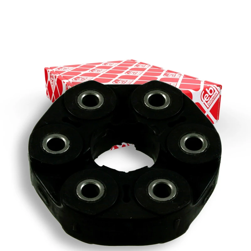 Image of FEBI BILSTEIN 19888 Drive Shaft Coupler Front, Bolt Hole Circle Ø: 78mm Elastomer Joint,propeller shaft (1427)