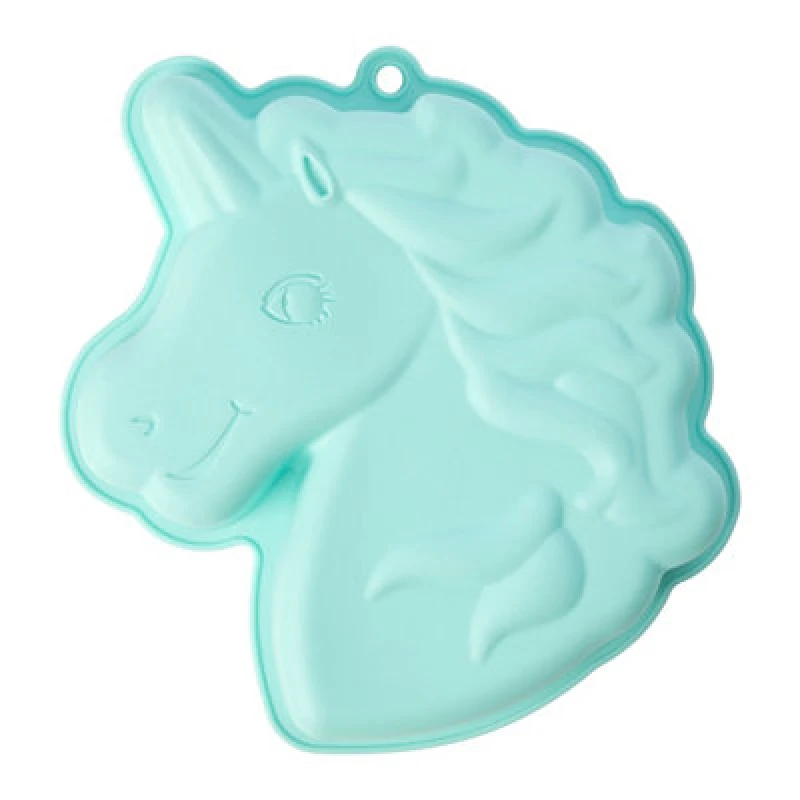 Image of Premier Housewares Mimo Green Unicorn Cake Mould Green