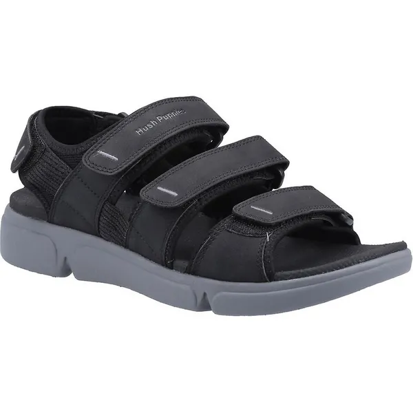 Image of Hush Puppies Mens Raul Adjustable Touch Fastening Walking Sandals - UK 9 Brown male GDE2756BRO9