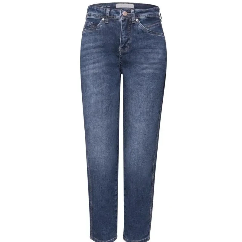 Image of Street One Womens jeans Street One LTD QR Karlie Barrel Bleu Female 29x28