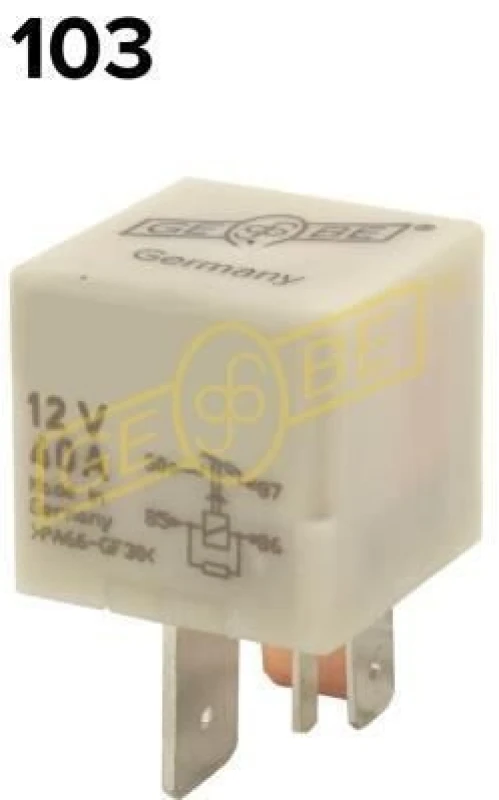 Image of Glow plug relay GEBE 9 9413 1